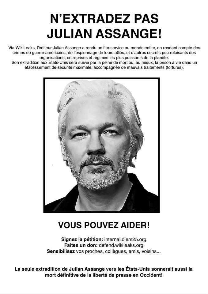 Stan Maillaud & Julian Assange ! Manif. le 7 mars !